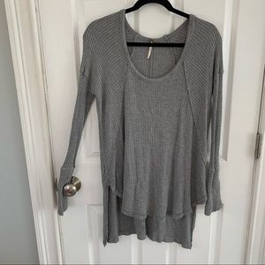 Free People grey Ventura high lo thermal
